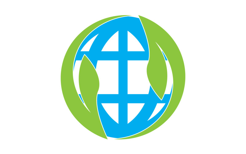 World go green save logo version 35 Logo Template