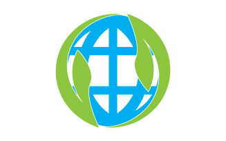 World go green save logo version 35