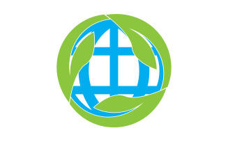 World go green save logo version 38