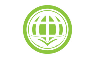 World go green save logo version 3