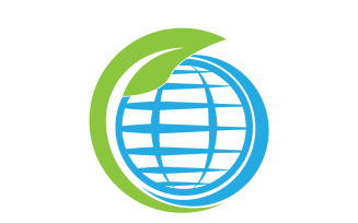 World go green save logo version 41