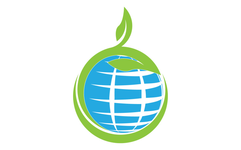 World go green save logo version 42 Logo Template
