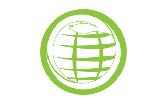 World go green save logo version 4