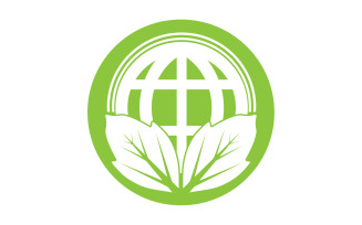 World go green save logo version 5