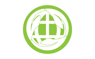 World go green save logo version 7