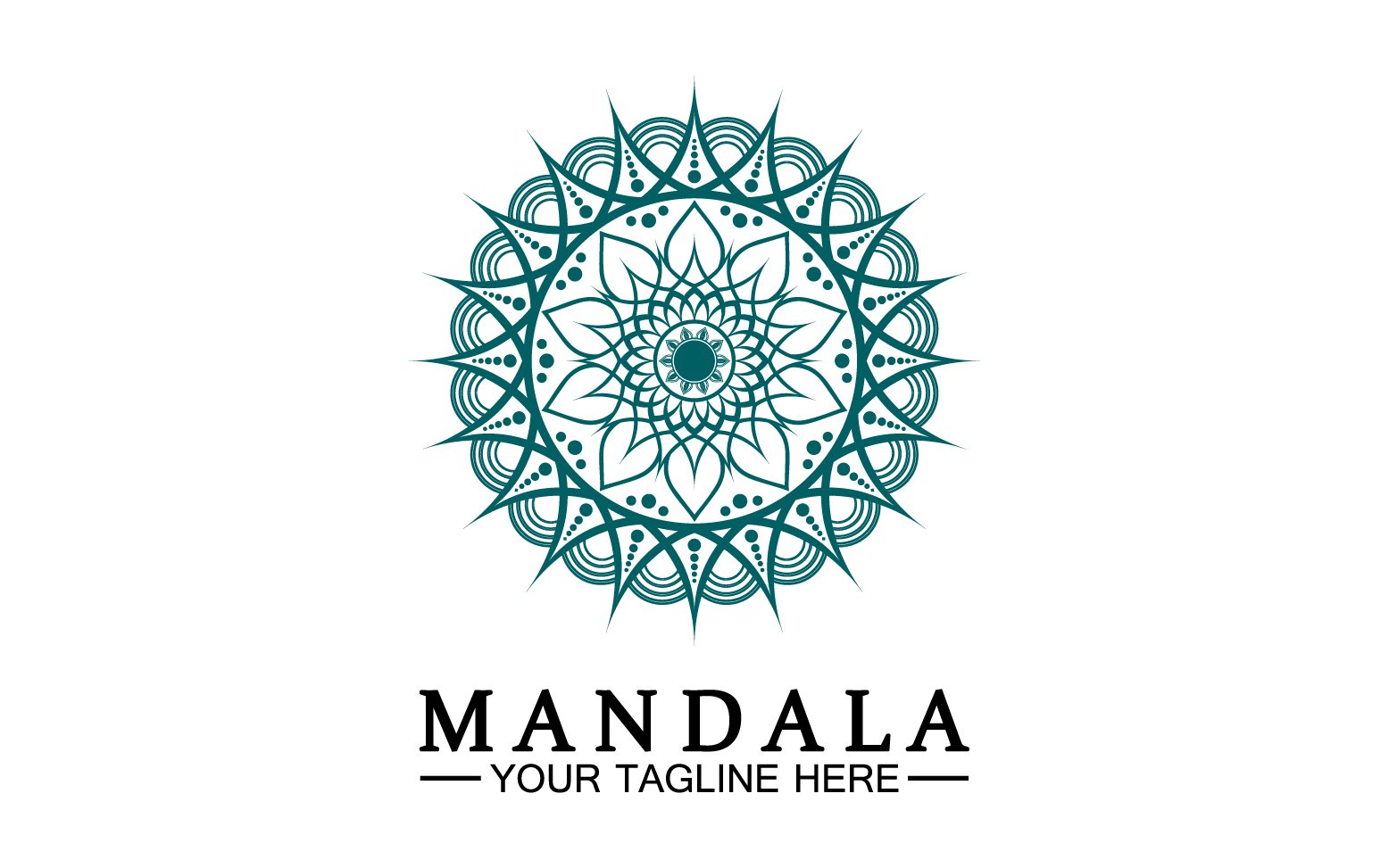 Kit Graphique #383316 Doodle Mandala Divers Modles Web - Logo template Preview
