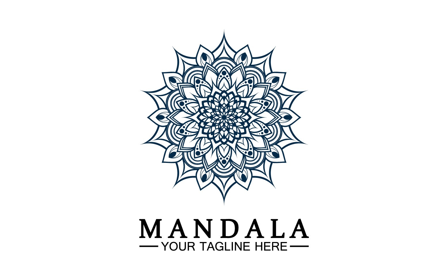 Kit Graphique #383320 Doodle Mandala Divers Modles Web - Logo template Preview