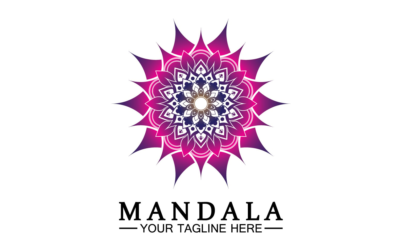 Kit Graphique #383321 Doodle Mandala Divers Modles Web - Logo template Preview