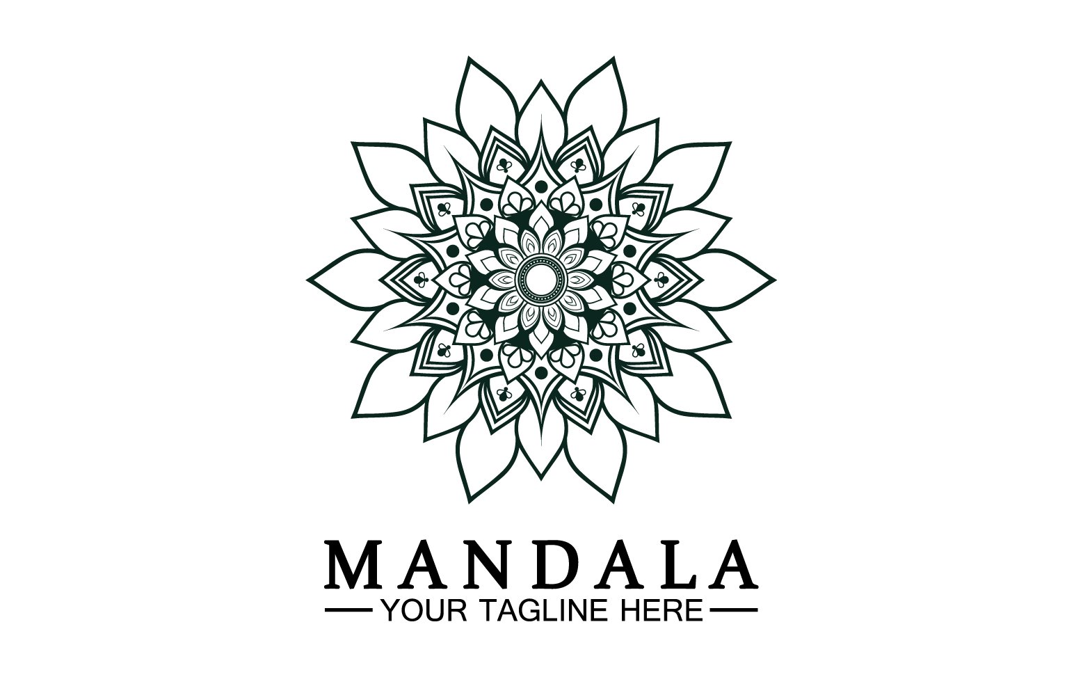 Kit Graphique #383322 Doodle Mandala Divers Modles Web - Logo template Preview