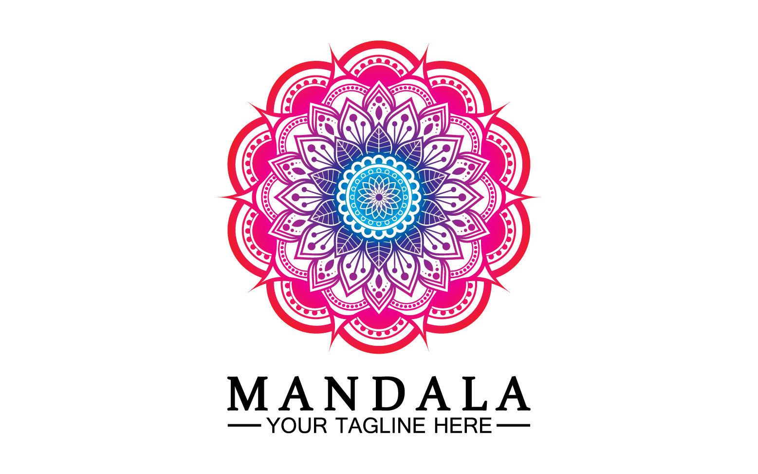 Kit Graphique #383329 Doodle Mandala Divers Modles Web - Logo template Preview