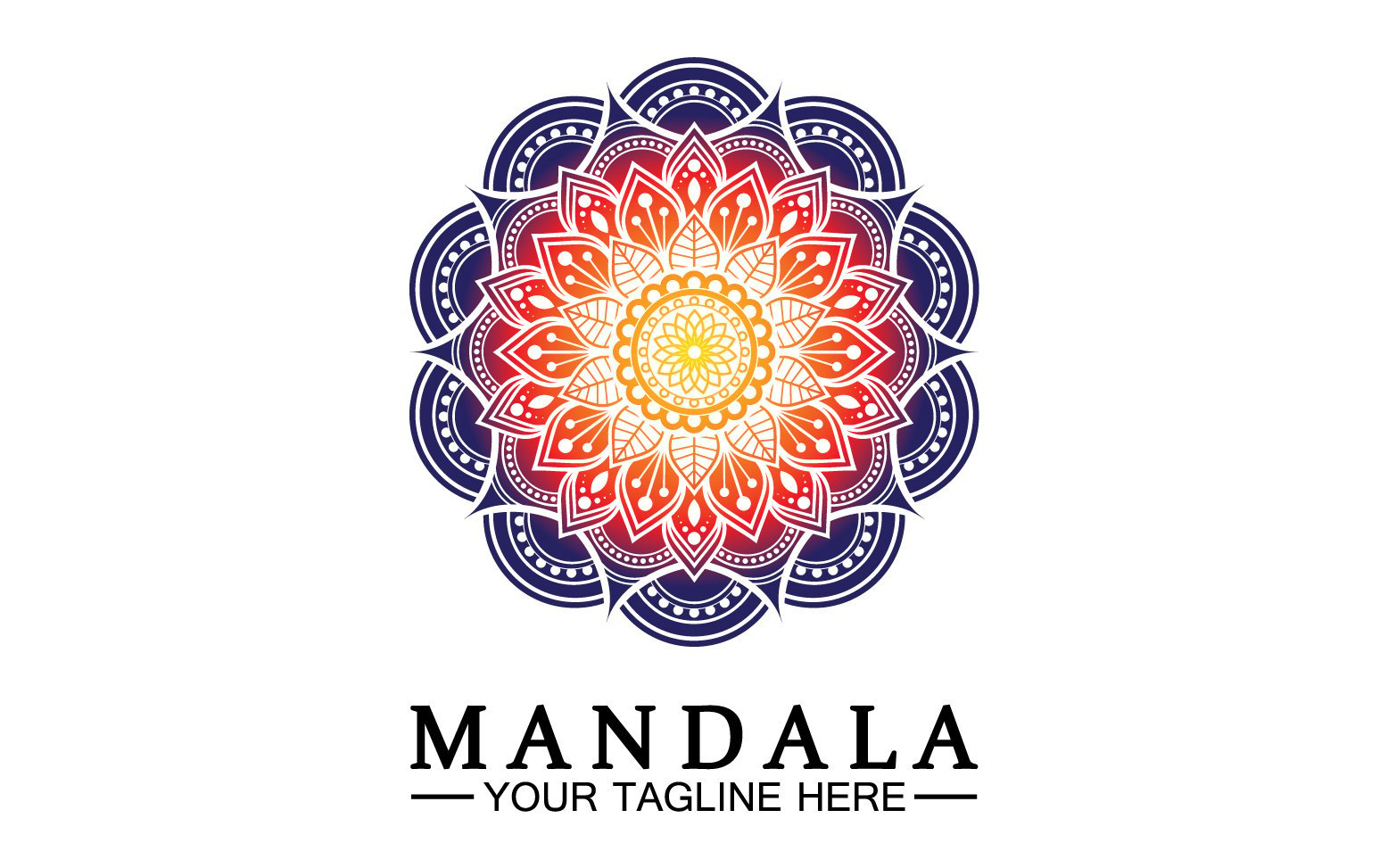 Kit Graphique #383331 Doodle Mandala Divers Modles Web - Logo template Preview