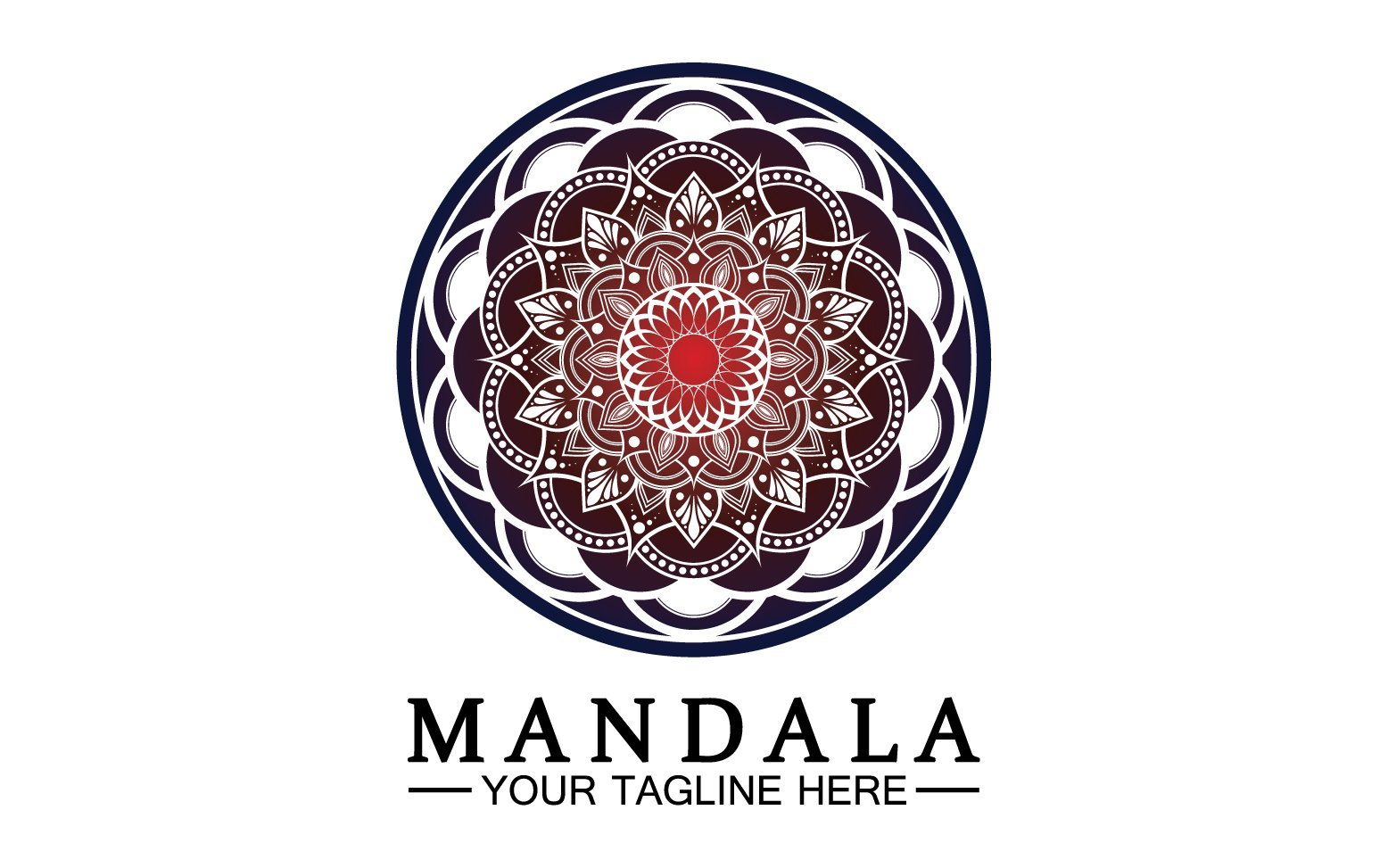 Kit Graphique #383332 Doodle Mandala Divers Modles Web - Logo template Preview