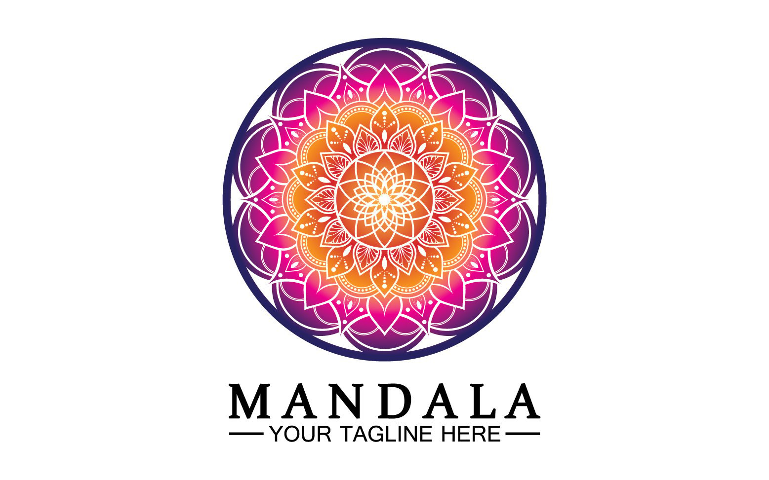 Kit Graphique #383335 Doodle Mandala Divers Modles Web - Logo template Preview
