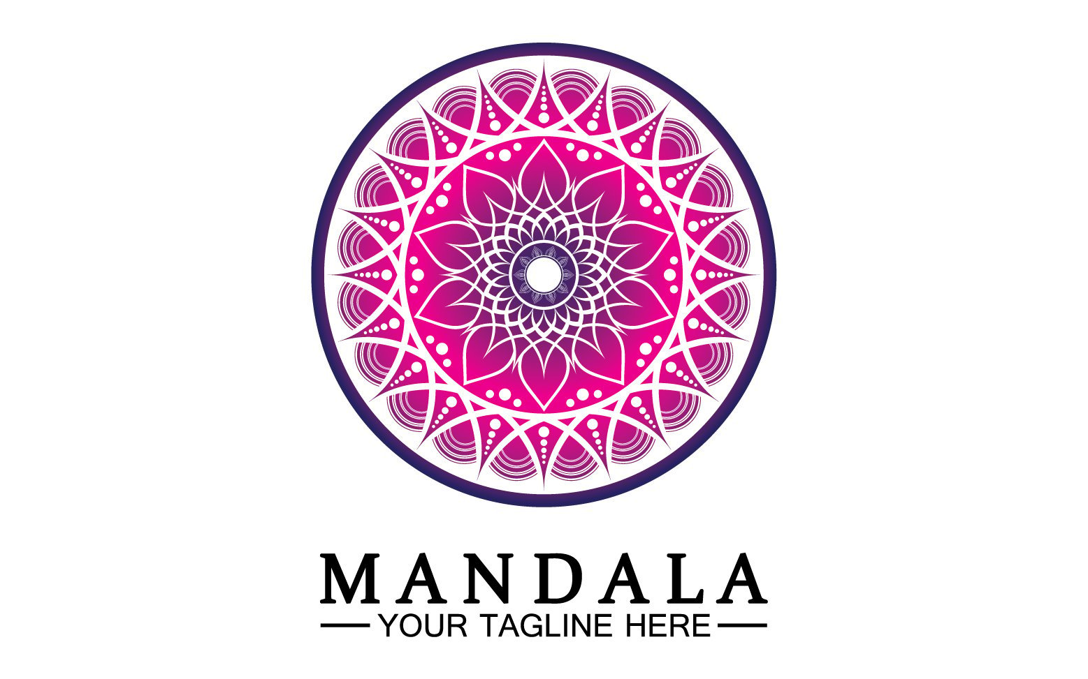 Kit Graphique #383339 Doodle Mandala Divers Modles Web - Logo template Preview