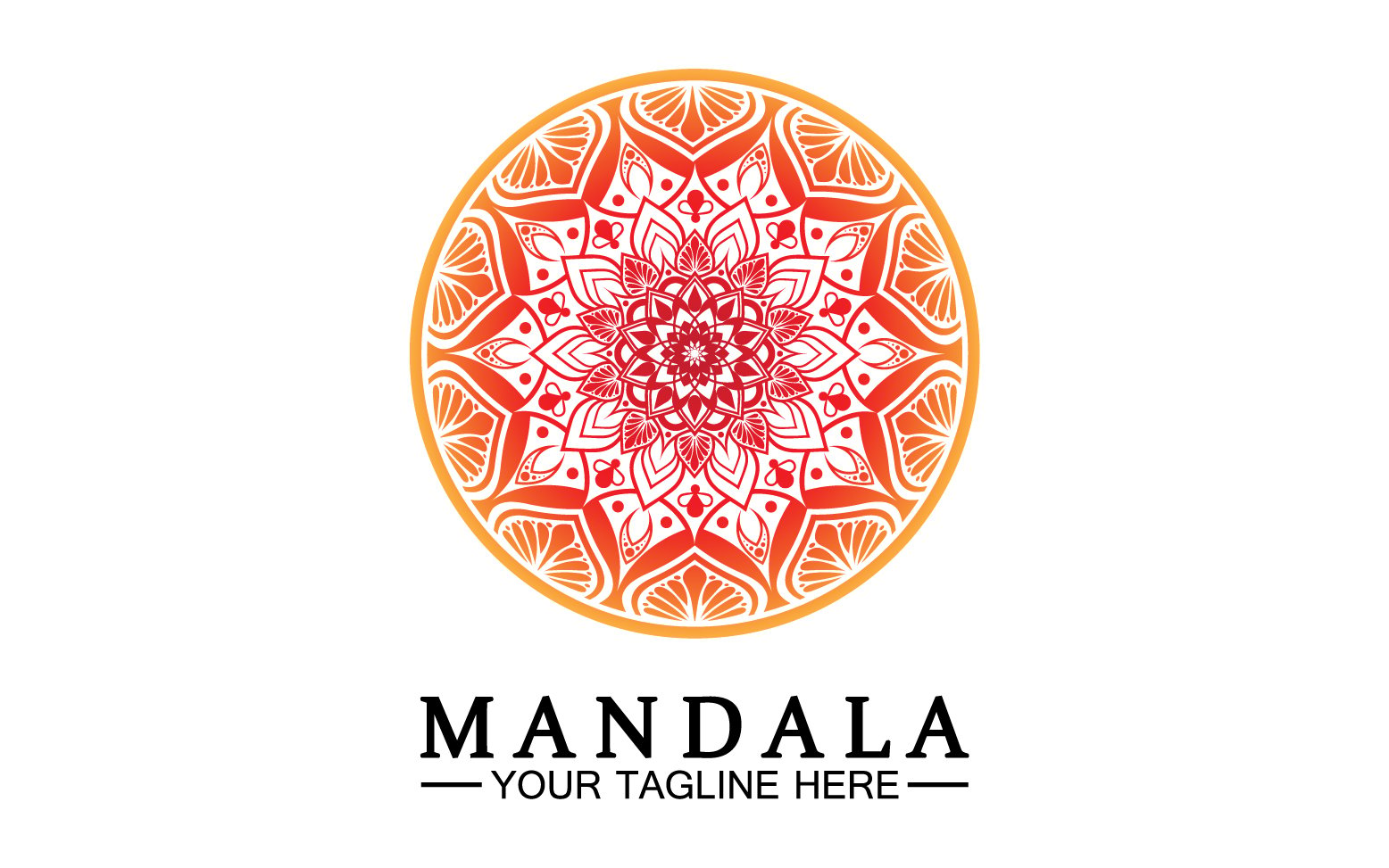 Kit Graphique #383340 Doodle Mandala Divers Modles Web - Logo template Preview