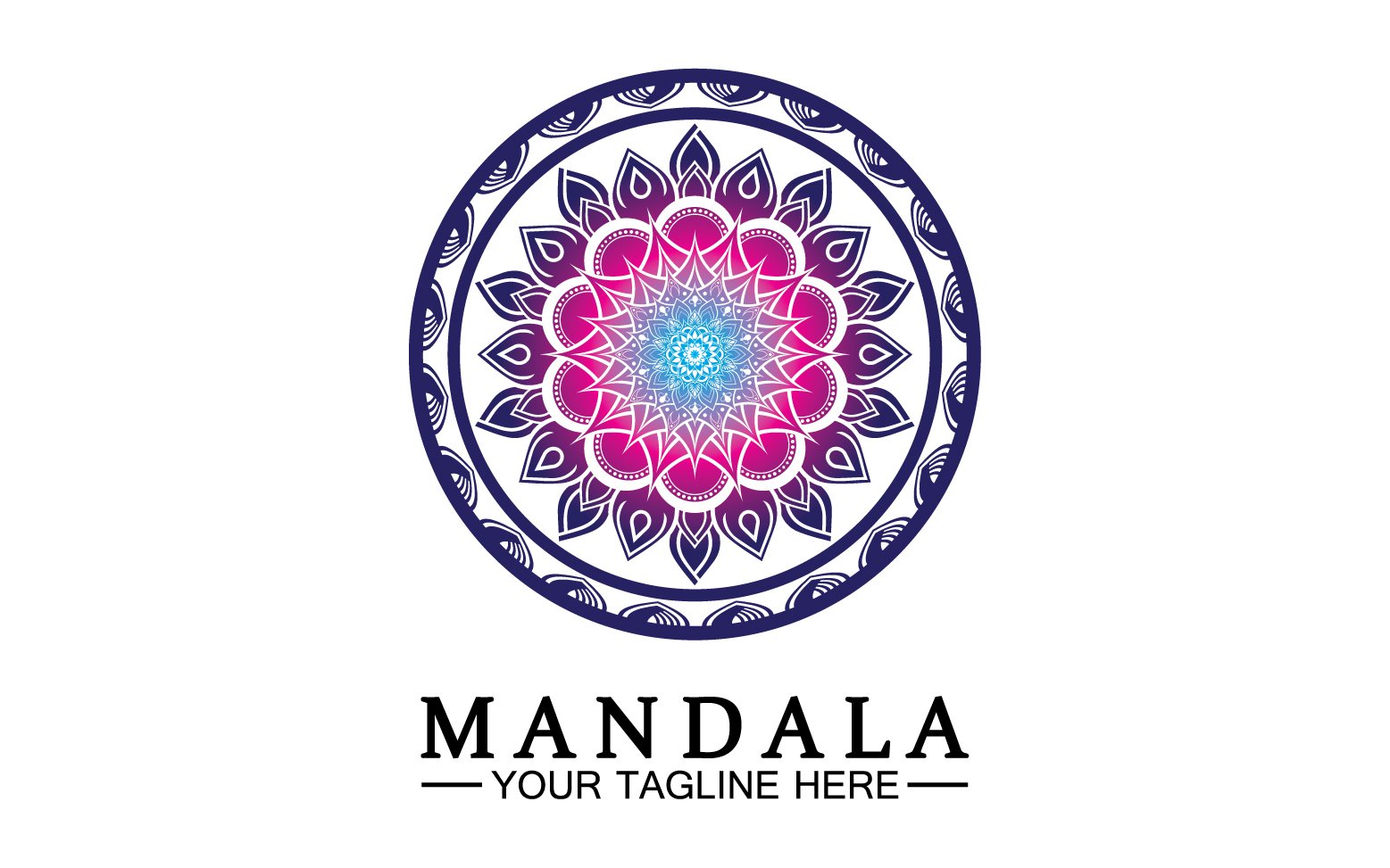 Kit Graphique #383342 Doodle Mandala Divers Modles Web - Logo template Preview