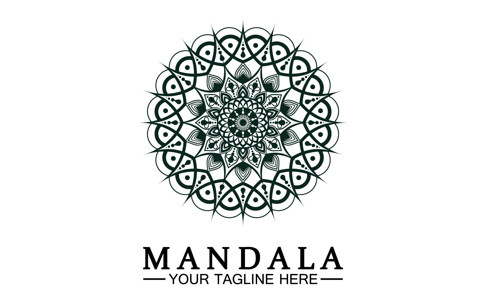 Kit Graphique #383351 Doodle Mandala Divers Modles Web - Logo template Preview