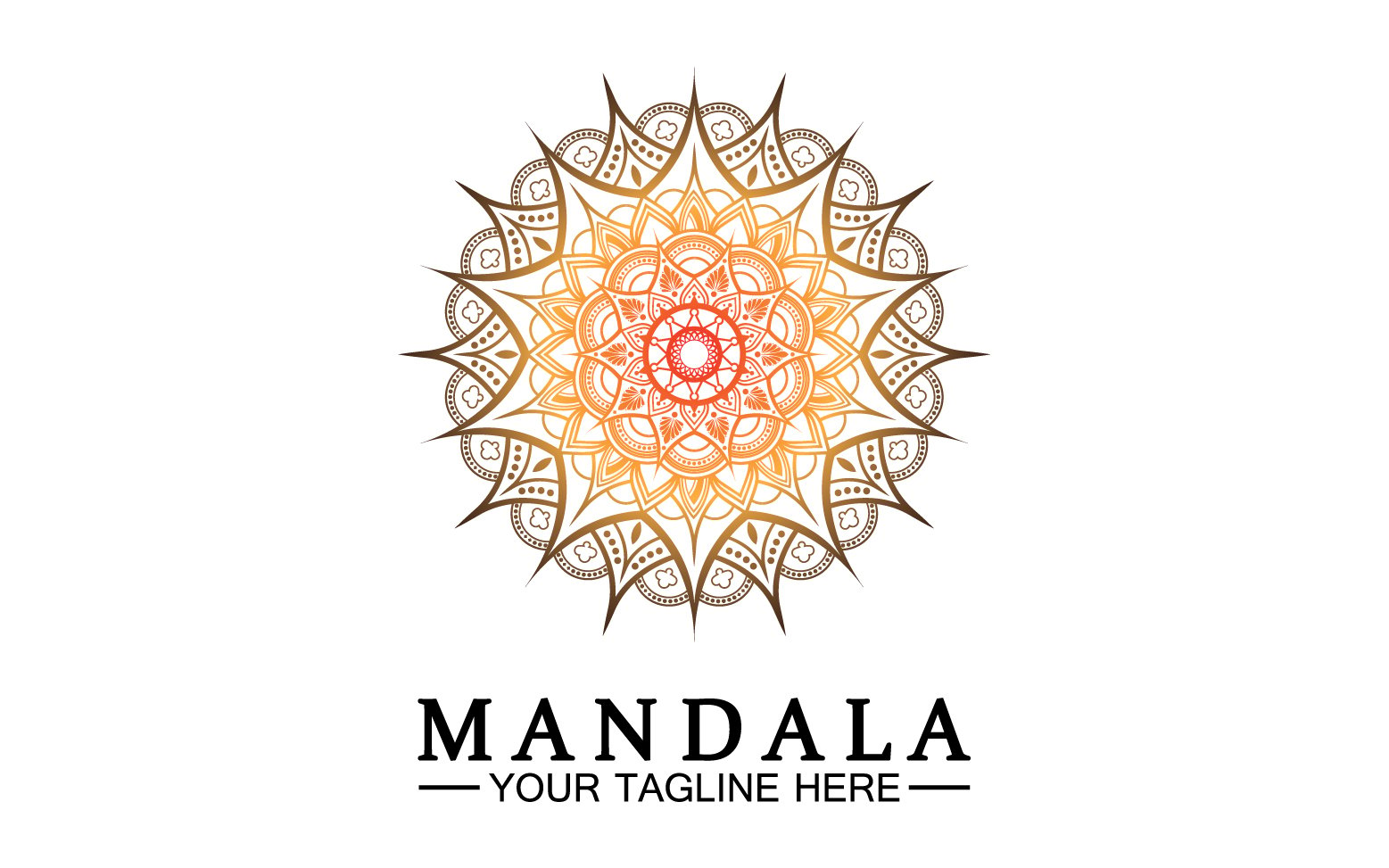 Kit Graphique #383352 Doodle Mandala Divers Modles Web - Logo template Preview
