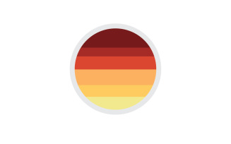 Sun logo simple vector version 36