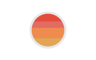 Sun logo simple vector version 45