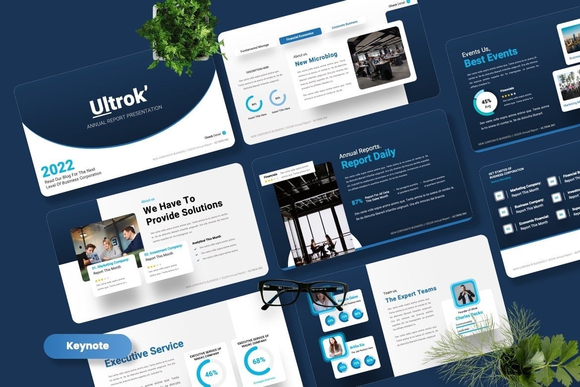 Template #383452 Annual Business Webdesign Template - Logo template Preview