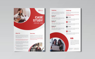 Creative Marketing Case Study Design Template