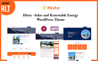Histo - Solar and Renewable Energy WordPress Theme