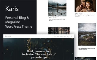 Karis - Personal Blog & Magazine WordPress Theme