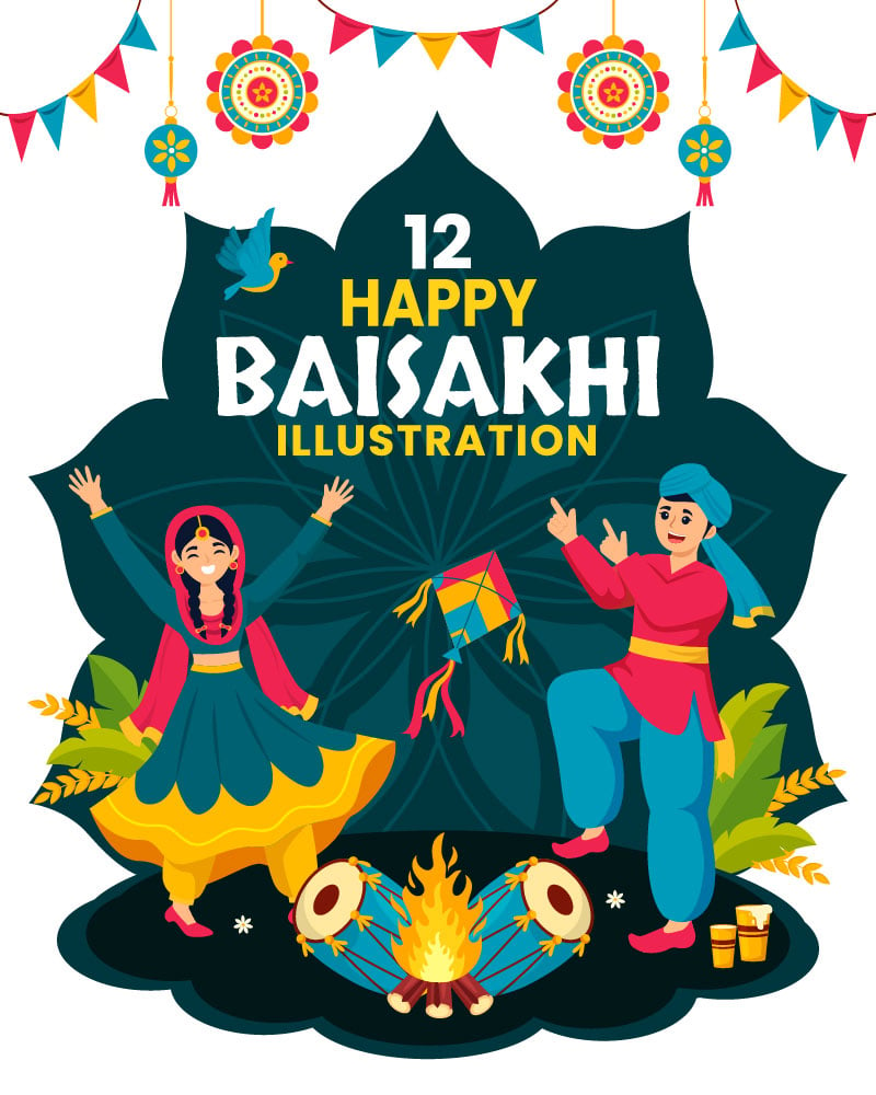 Kit Graphique #383507 Happy Baisakhi Divers Modles Web - Logo template Preview