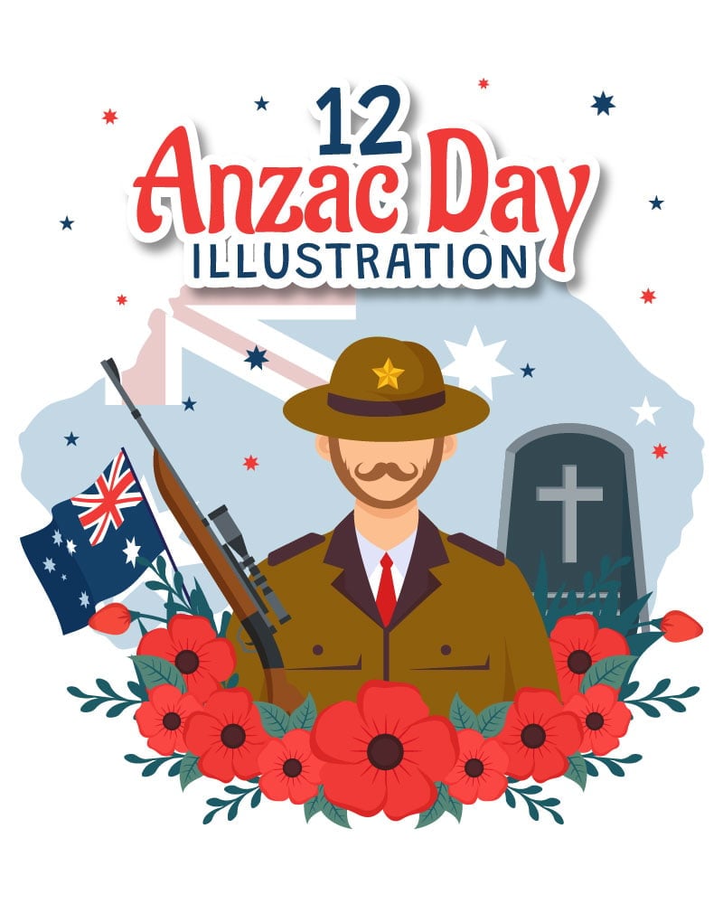 Template #383535 Day Anzac Webdesign Template - Logo template Preview