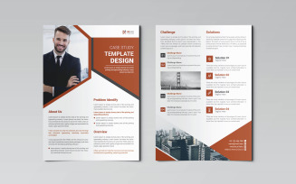 Creative and modern professional corporate case study design template
