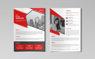 Creative and modern professional corporate case study template