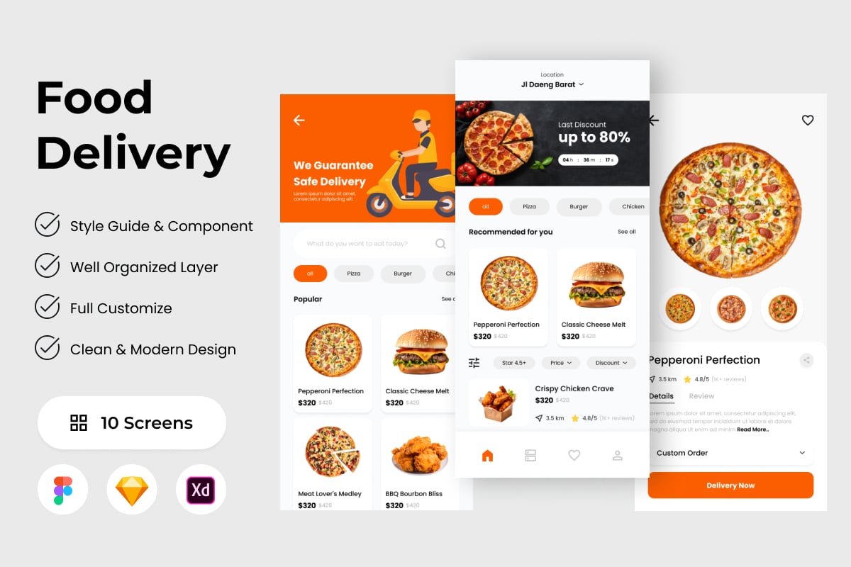 Template #383607 Order Foods Webdesign Template - Logo template Preview