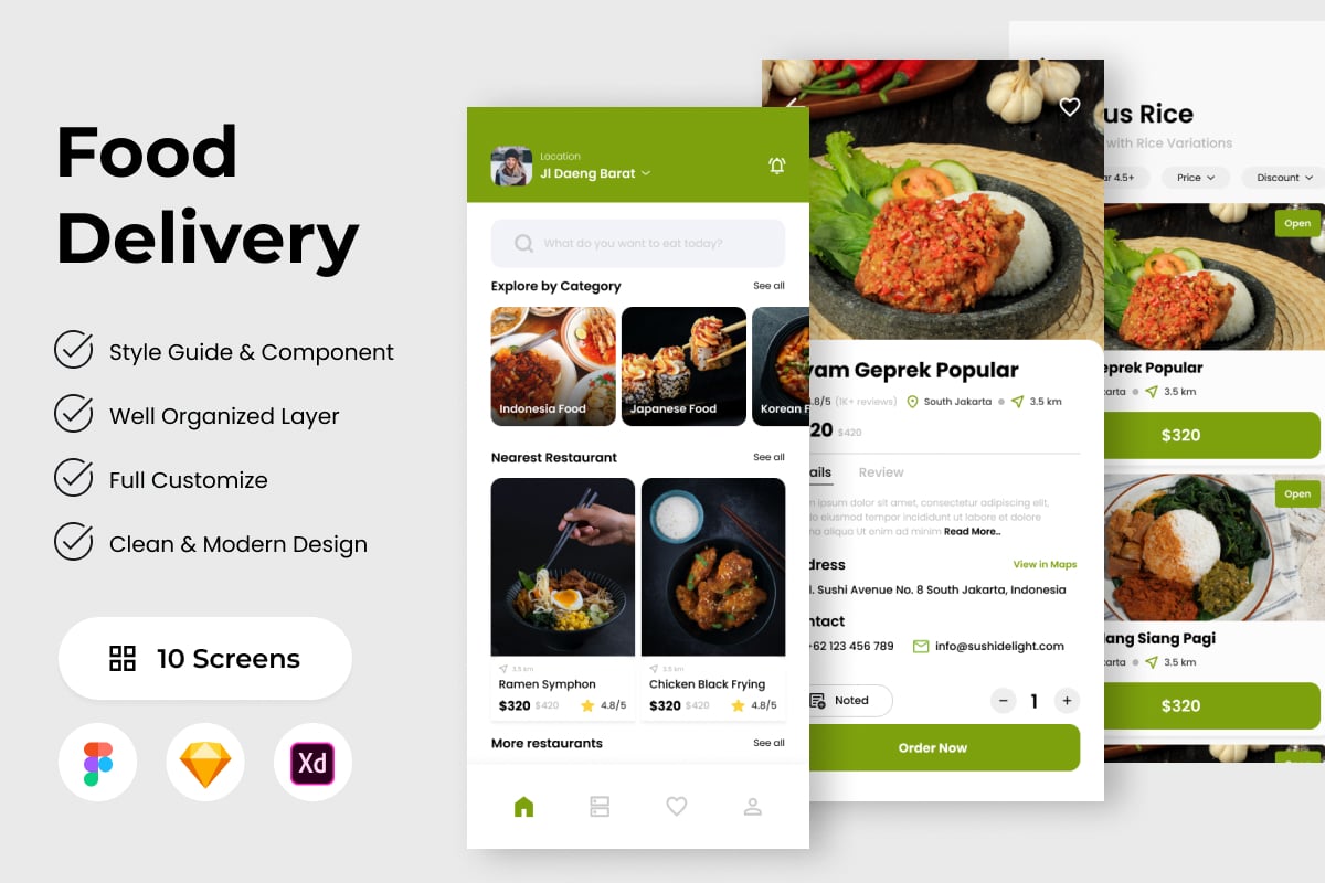 Template #383608 Order Foods Webdesign Template - Logo template Preview
