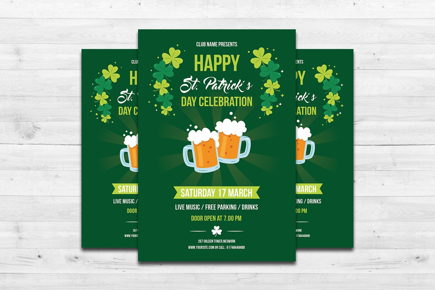 Template #383646 Patrick Day Webdesign Template - Logo template Preview
