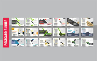 Business postcard design template, Modern eddm postcard bundle