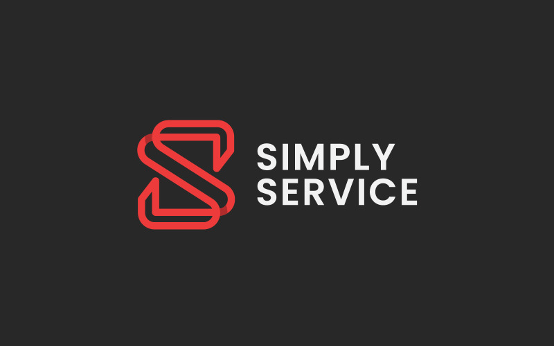 SS letter mark logo design template Logo Template