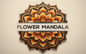 Colorful vintage mandala | sign mandala design | mandala identity design