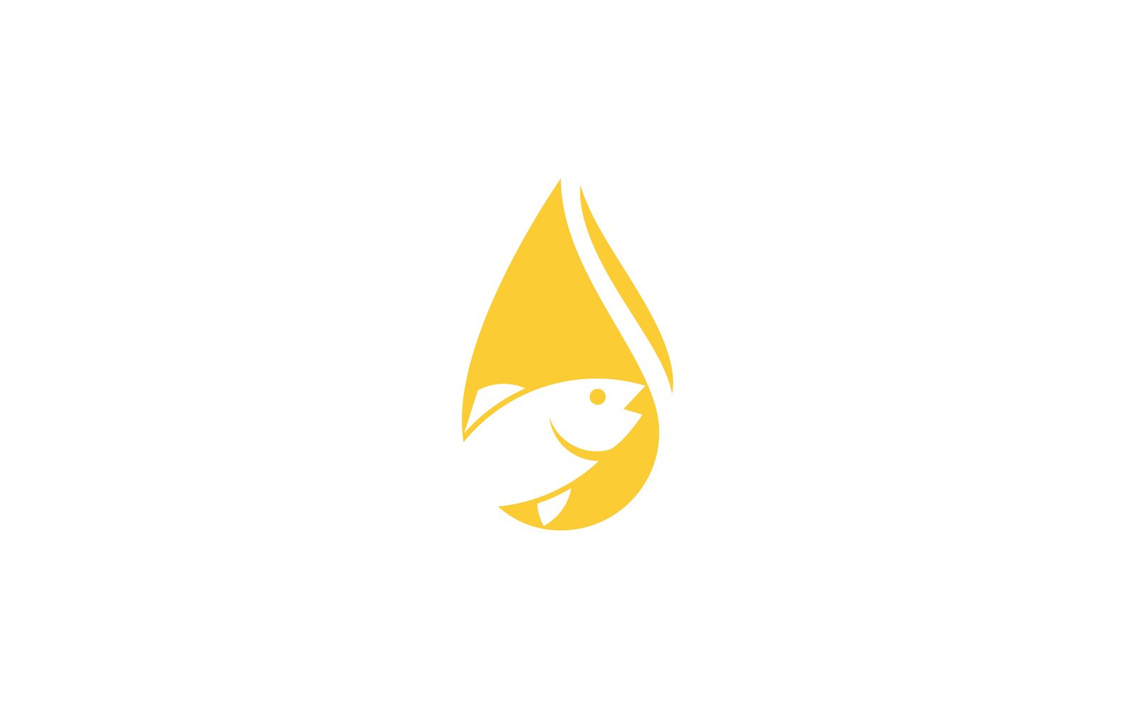 Design-Vorlage für Fischöl-Logo-Vektorillustration