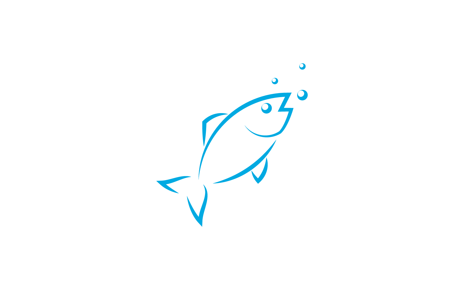 Fish logo,fish menu logo icon vector template