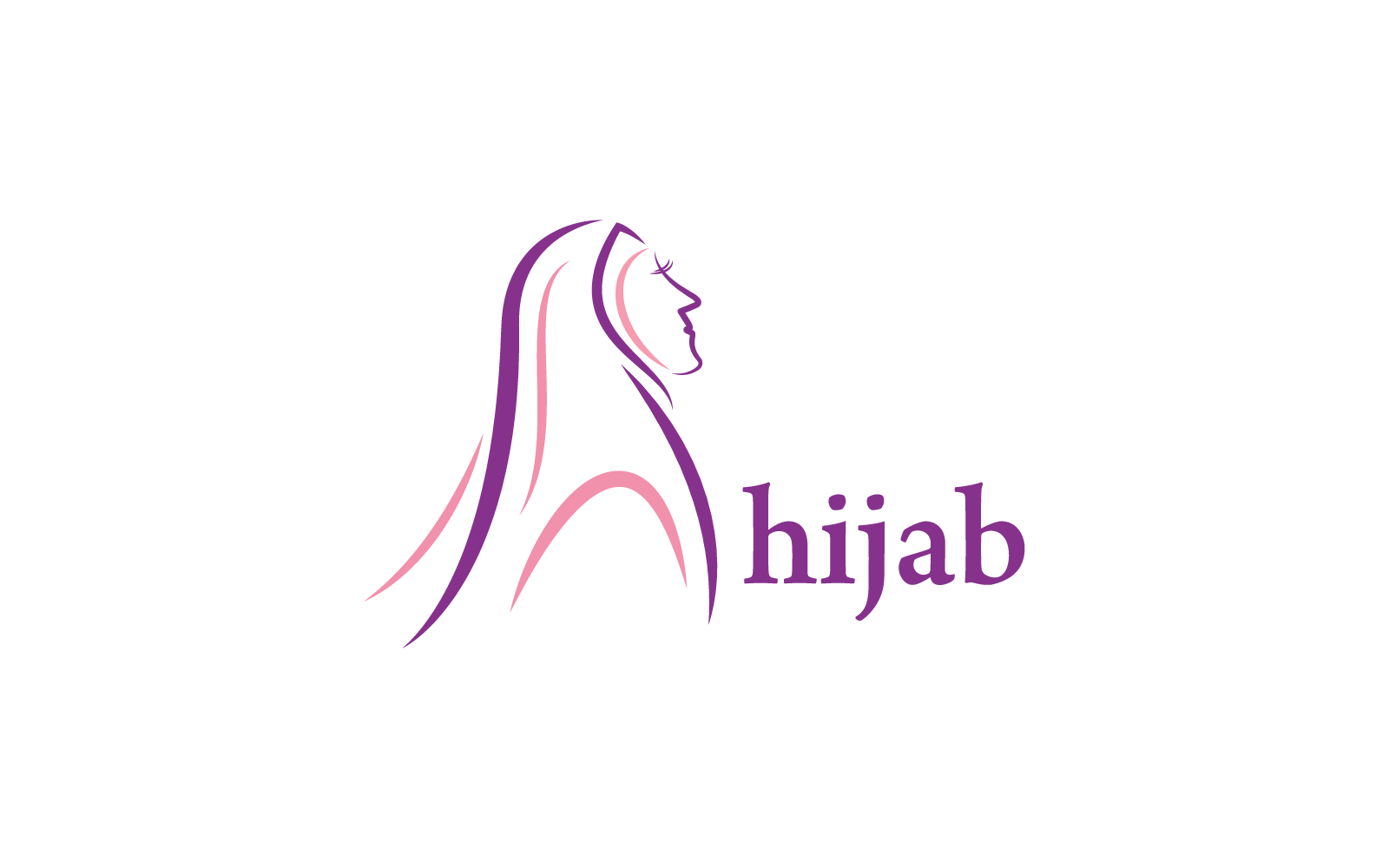 Hijab store logo vector templat Logo Template