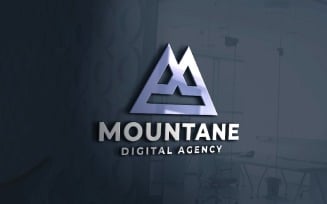 Mountane Letter M Logo Template