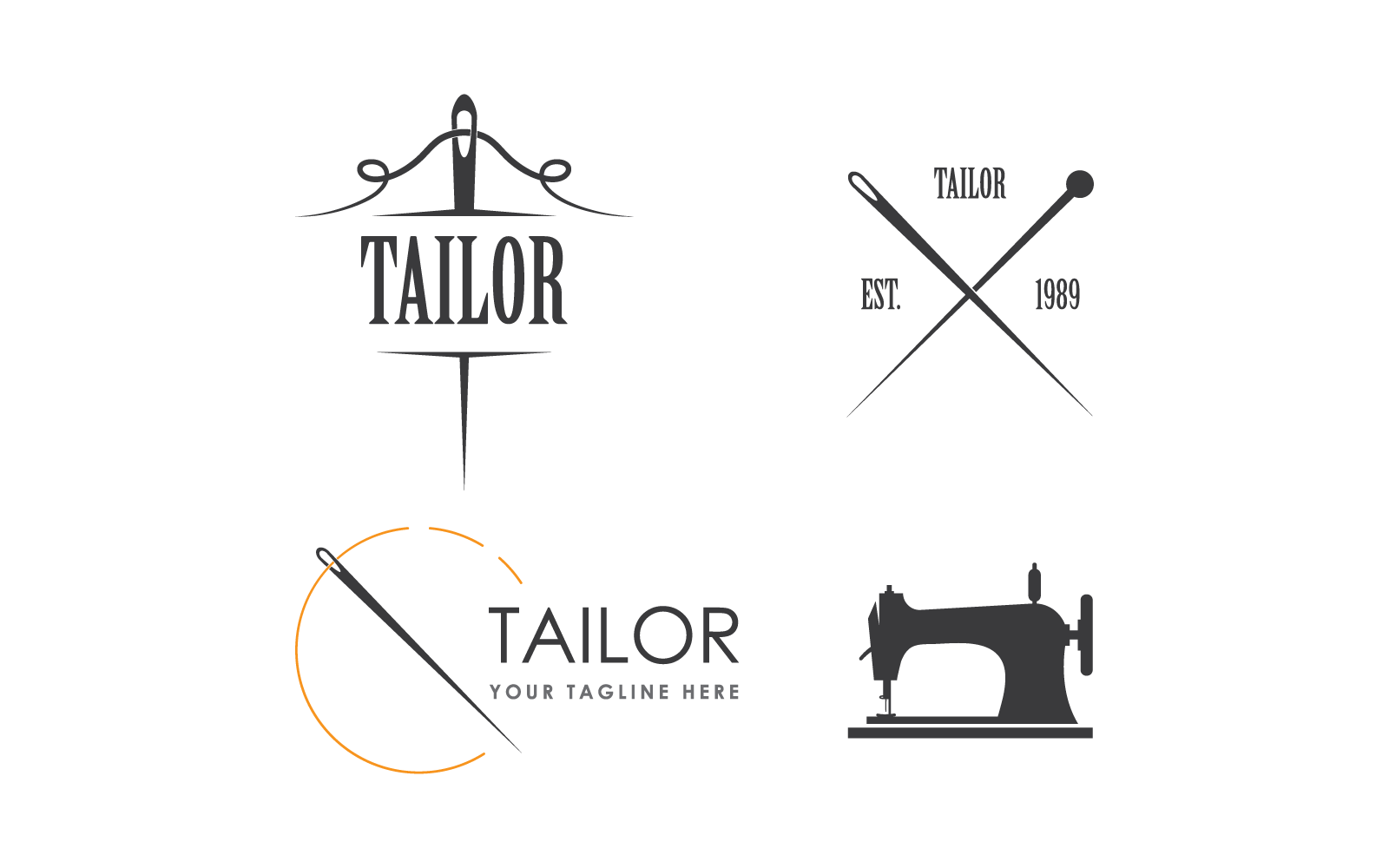 Tailor or textile illustration vector flat design