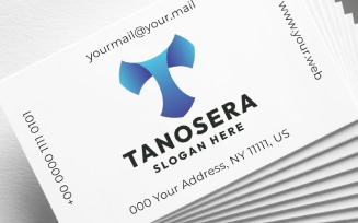 Tanosera Letter T Logo Template