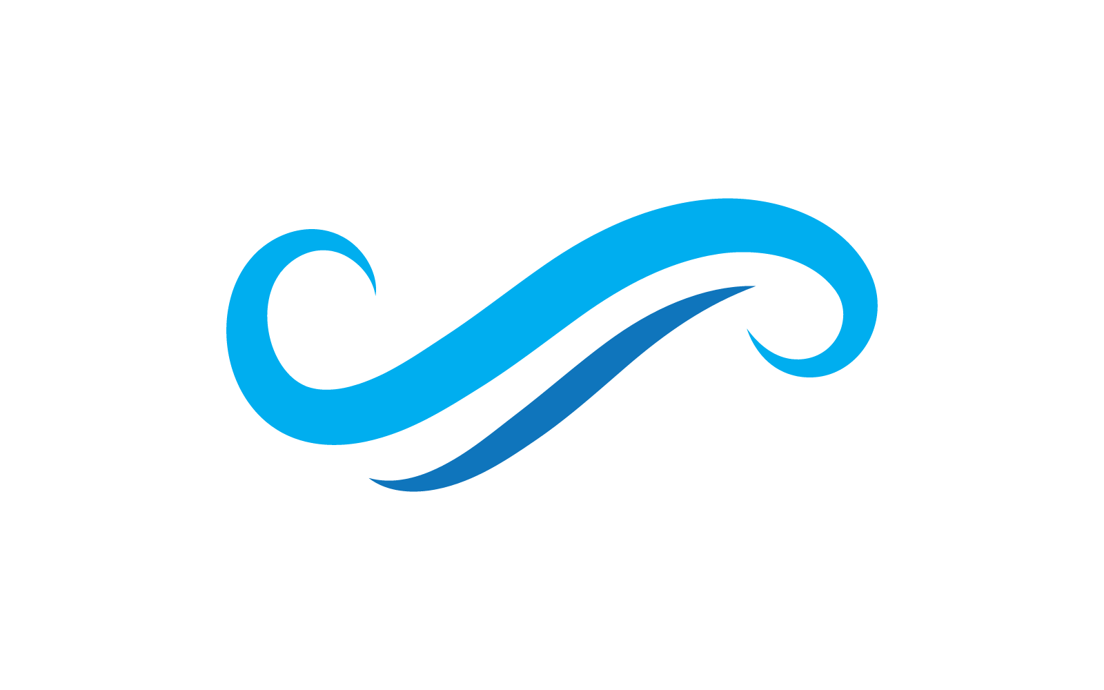 Water Wave illustration vector design template