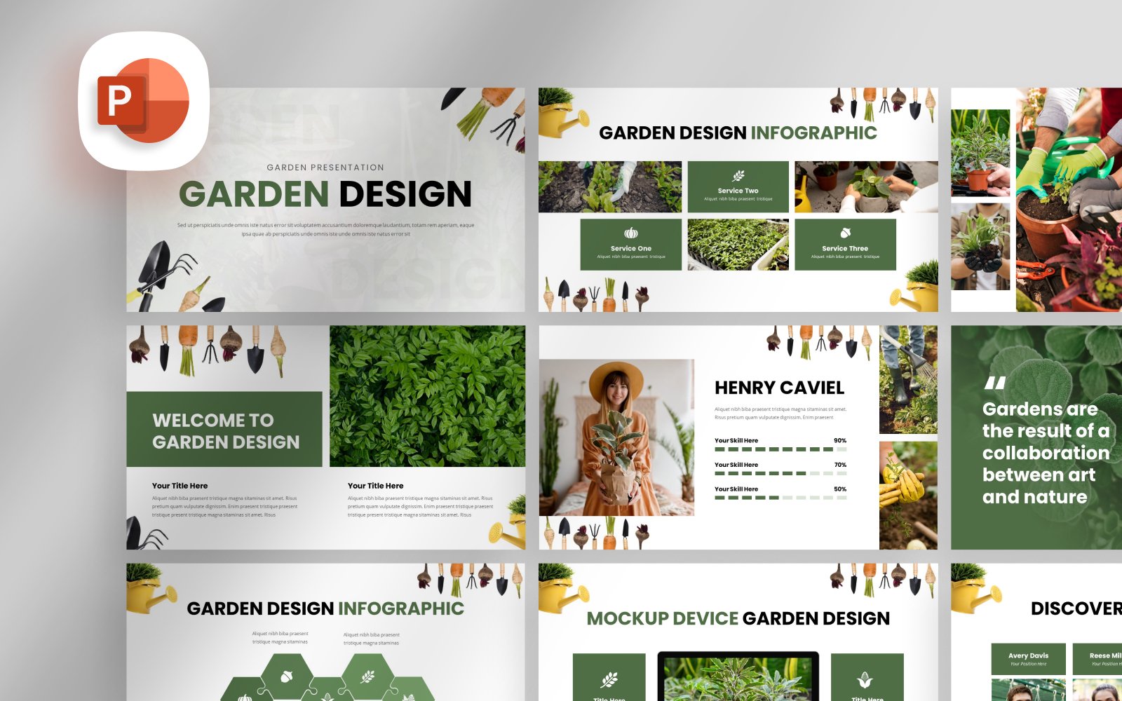 Kit Graphique #383811 Garden Design Divers Modles Web - Logo template Preview
