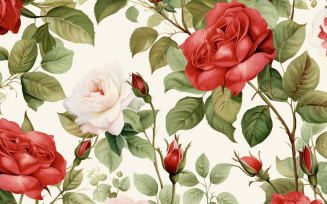Watercolor Flowers Bouquets, illustration background 60