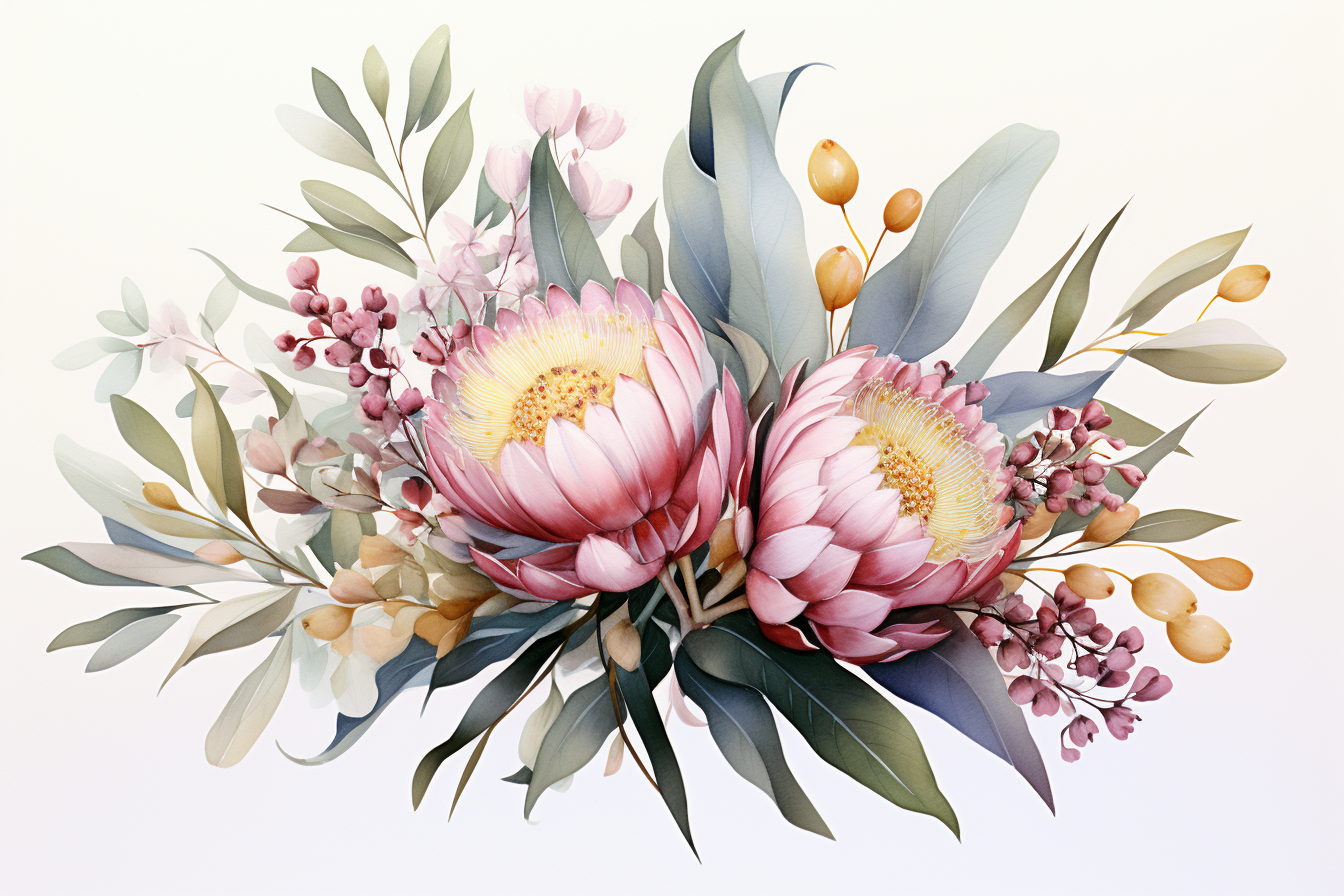 Kit Graphique #383909 Watercolor Floral Divers Modles Web - Logo template Preview