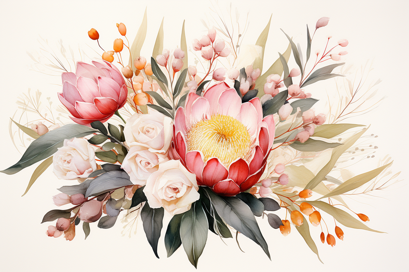 Kit Graphique #383927 Watercolor Floral Divers Modles Web - Logo template Preview