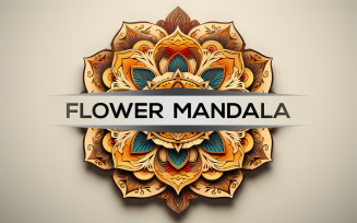 Flower mandala design | Premium mandala design | colorful flower mandala art